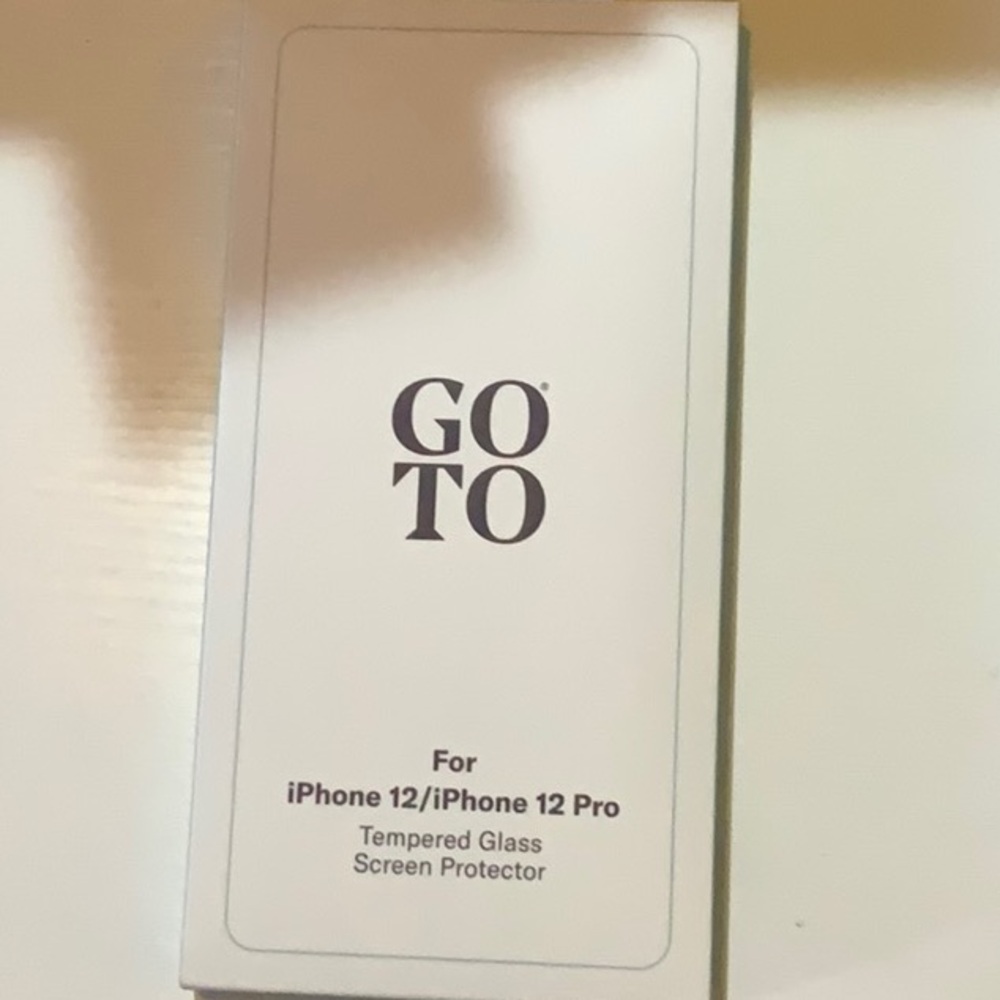 Tempered Glass Screen Protector for iPhone 12/12 Pro - Clear